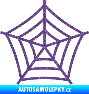 Samolepka Pavučina Ultra Metalic fialová