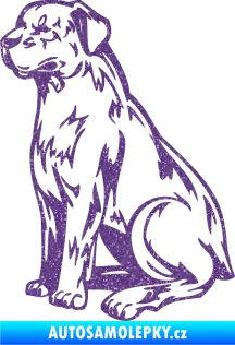 Samolepka Pes 032 levá Ultra Metalic fialová
