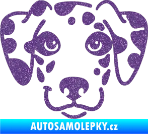 Samolepka Pes 064 Dalmatin Ultra Metalic fialová