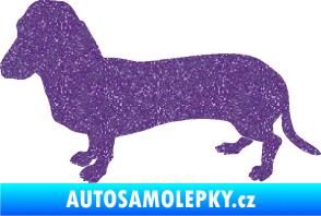 Samolepka Pes 094 levá Baset Ultra Metalic fialová
