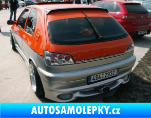 Samolepka Peugeot 306 - zadní Ultra Metalic fialová