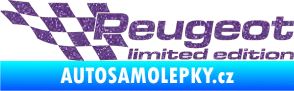 Samolepka Peugeot limited edition levá Ultra Metalic fialová