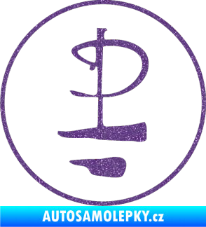 Samolepka Pink Floyd 001 Ultra Metalic fialová