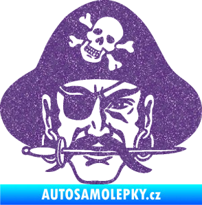 Samolepka Pirát 002 pravá Ultra Metalic fialová