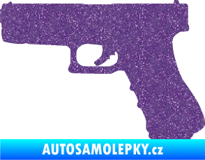 Samolepka Pistole 001 levá Ultra Metalic fialová