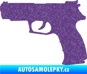 Samolepka Pistole 003 levá Ultra Metalic fialová