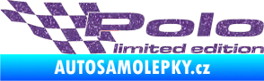Samolepka Polo limited edition levá Ultra Metalic fialová
