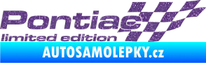 Samolepka Pontiac limited edition pravá Ultra Metalic fialová