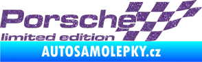 Samolepka Porsche limited edition pravá Ultra Metalic fialová