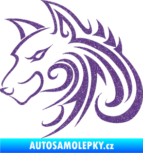 Samolepka Predator tattoo 001 levá Ultra Metalic fialová