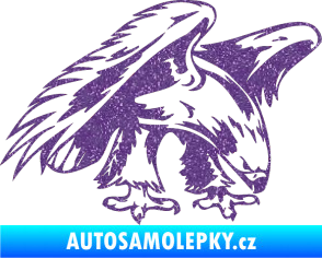 Samolepka Predators 001 pravá orel Ultra Metalic fialová