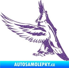 Samolepka Predators 054 levá orel Ultra Metalic fialová