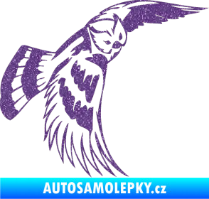 Samolepka Predators 081 pravá sova Ultra Metalic fialová