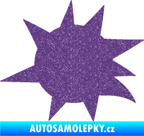 Samolepka Průstřel 004 levá Ultra Metalic fialová