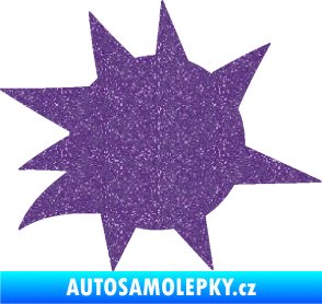 Samolepka Průstřel 004 pravá Ultra Metalic fialová