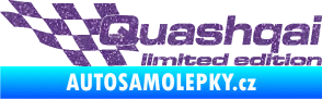 Samolepka Quashqai limited edition levá Ultra Metalic fialová