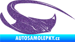 Samolepka Rejnok 002 pravá Ultra Metalic fialová