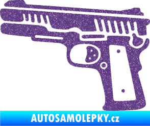 Samolepka Revolver 003 levá Ultra Metalic fialová
