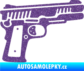 Samolepka Revolver 003 pravá Ultra Metalic fialová