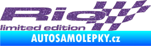 Samolepka Rio limited edition pravá Ultra Metalic fialová