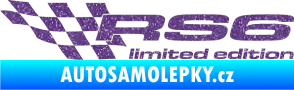 Samolepka RS6 limited edition levá Ultra Metalic fialová