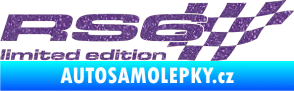 Samolepka RS6 limited edition pravá Ultra Metalic fialová