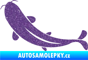 Samolepka Ryba 001 levá Ultra Metalic fialová