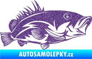 Samolepka Ryba 004 pravá Ultra Metalic fialová