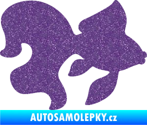 Samolepka Ryba 019 pravá závojnatka Ultra Metalic fialová