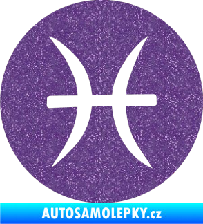 Samolepka Ryby 001 - horoskop Ultra Metalic fialová