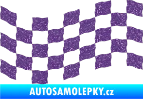 Samolepka Šachovnice 008 Ultra Metalic fialová
