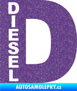 Samolepka Samolepka na víčko od nádrže 010 diesel Ultra Metalic fialová
