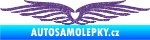 Samolepka Samolepka na zadní okno 002 srdce Ultra Metalic fialová