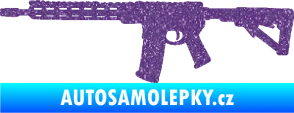Samolepka Samopal 007 levá Ultra Metalic fialová
