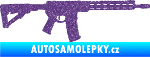 Samolepka Samopal 007 pravá Ultra Metalic fialová