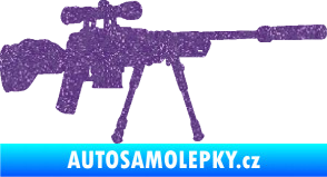 Samolepka Samopal 008 pravá Ultra Metalic fialová