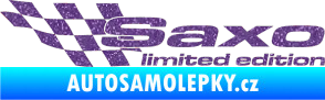 Samolepka Saxo limited edition levá Ultra Metalic fialová