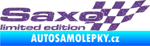 Samolepka Saxo limited edition pravá Ultra Metalic fialová