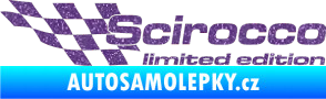 Samolepka Scirocco limited edition levá Ultra Metalic fialová