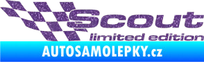 Samolepka Scout limited edition levá Ultra Metalic fialová