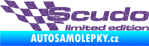 Samolepka Scudo limited edition levá Ultra Metalic fialová