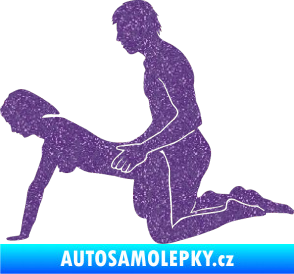 Samolepka Sexy siluety 002 Ultra Metalic fialová