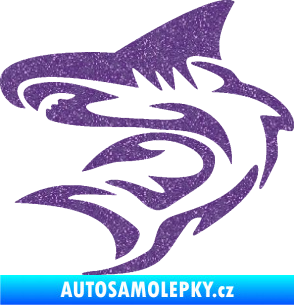 Samolepka Shark 002 levá Ultra Metalic fialová