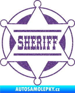 Samolepka Sheriff 004 Ultra Metalic fialová