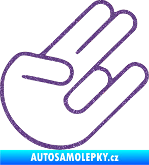 Samolepka Shocker pravá Ultra Metalic fialová