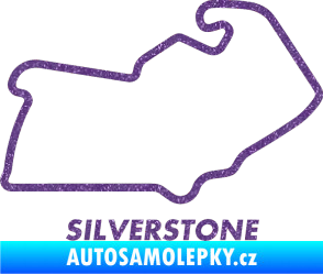 Samolepka Okruh Silverstone Ultra Metalic fialová