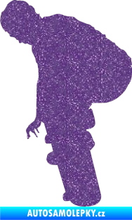 Samolepka Skateboard 003 levá Ultra Metalic fialová