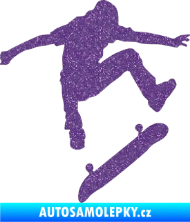 Samolepka Skateboard 005 pravá Ultra Metalic fialová