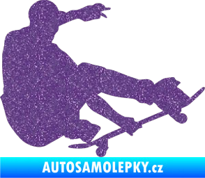 Samolepka Skateboard 009 pravá Ultra Metalic fialová