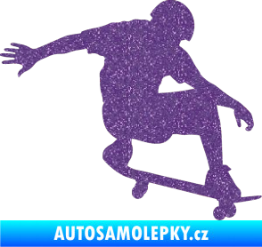 Samolepka Skateboard 012 pravá Ultra Metalic fialová
